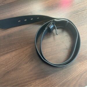 Dickies Black Leather Belt